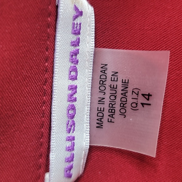 Allison Daley Red Blazer Elegant Wear Office Wear Career Minimalist - Picture 6 of 15